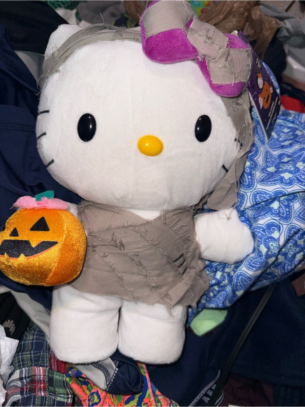 Hello Kitty Kids Halloween Mummy Costume Plush sidestepper new